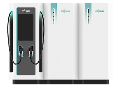 Station de recharge VE EVMS ONE avec batterie intégrée